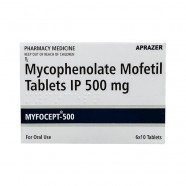 Купить Микофенолата мофетил (Myfocept-500) 500мг таблетки №60 в Казани